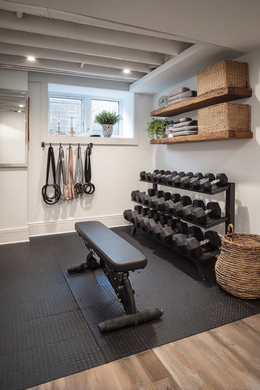 basement gym ideas