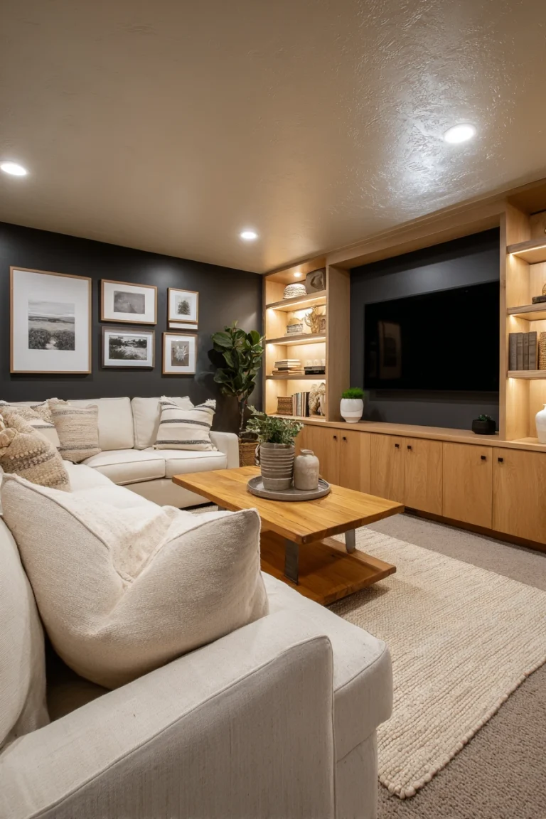 basement tv wall ideas