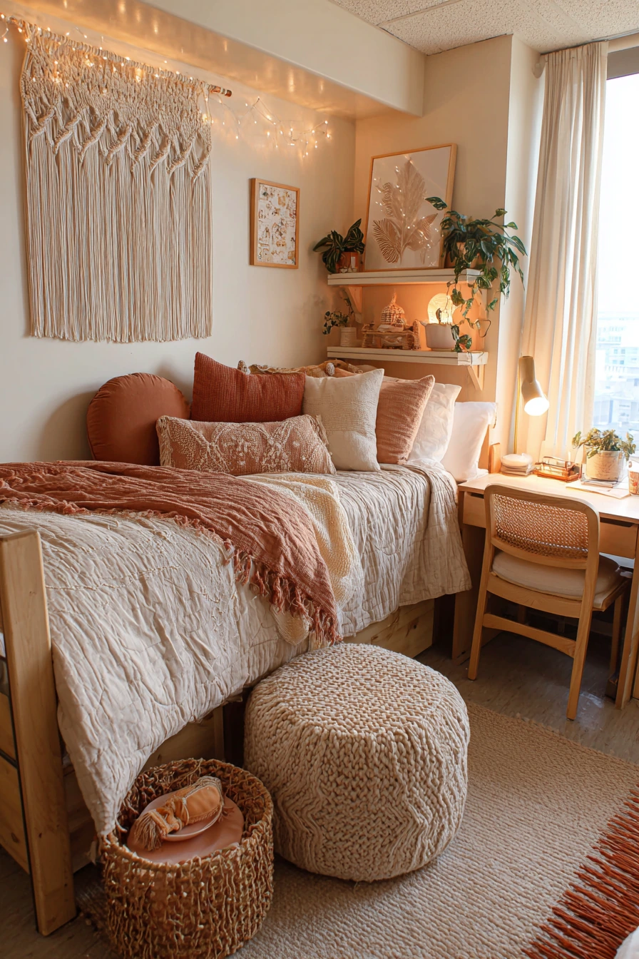 Boho Dorm With Plants image 2