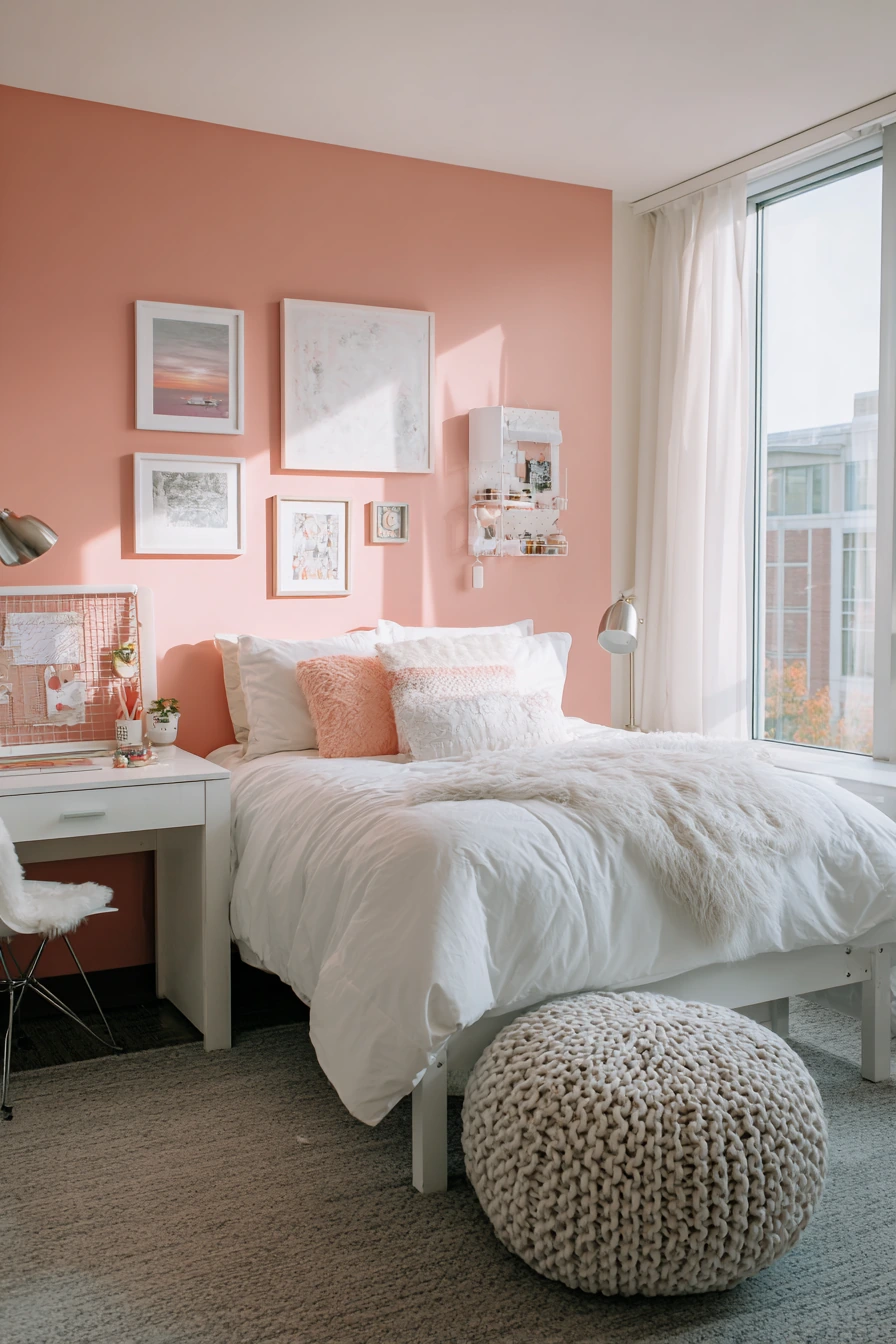 Pretty Pink Accent Wall Look image 2
