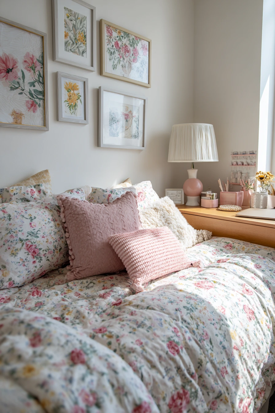 Cute Vintage-Inspired Dorm image 2